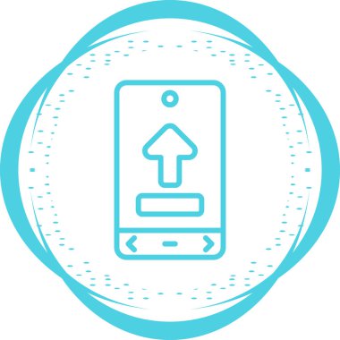 hareket eden telefon vektör çizim