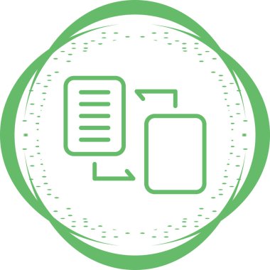 vektör belgesi web simgesi