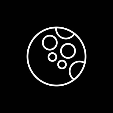 Soyut top ve dairenin vektör logosu
