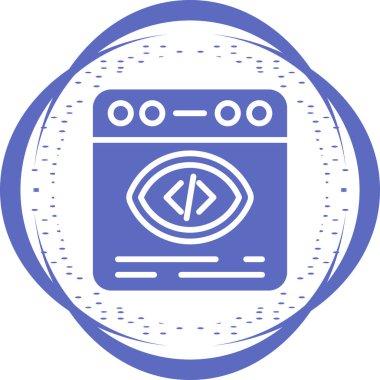 Mutfak fırını. Web simgesi basit illüstrasyon