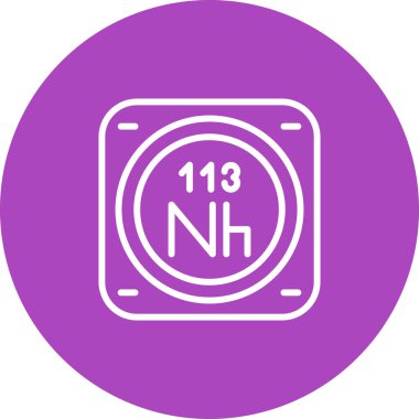 kimyasal web simgesi, vektör çizim