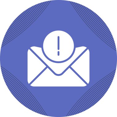 E-posta. Web simgesi basit illüstrasyon