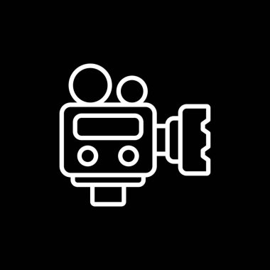 vektör sinema projektörü simgesi