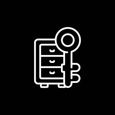 İş simgesinin vektör illüstrasyonu