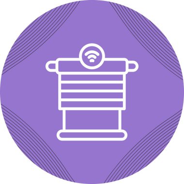 Eşsiz wi fi vektör simgesi