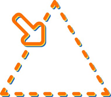 Yılbaşı ağacı. Basit tasarım. Vektör. beyaz arkaplanda izole.