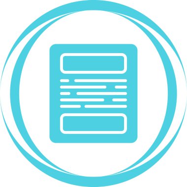 Modern kitap simgesinin vektör illüstrasyonu