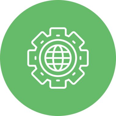 Modern simgenin vektör illüstrasyonu