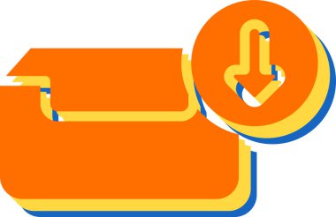 Dosya. Web simgesi basit illüstrasyon