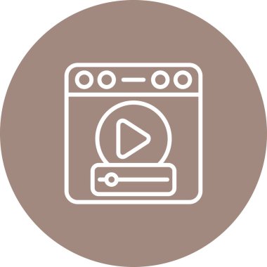 Fırının vektör illüstrasyonu modern simge