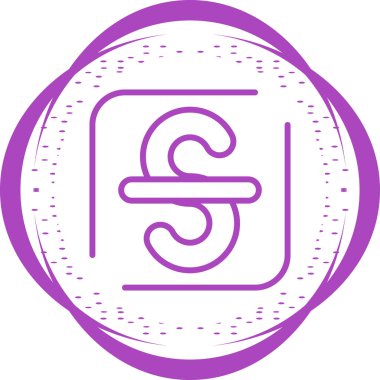 Modern b 'nin vektör illüstrasyonu eksik simgesi