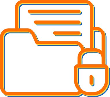 dosya simgesi, vektör illüstrasyonu