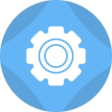 dişli simgesi vektör illüstrasyonu