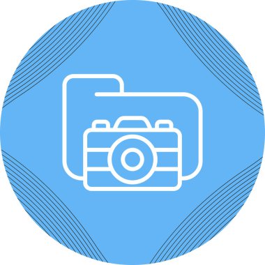 kamera simgesi vektör illüstrasyonu