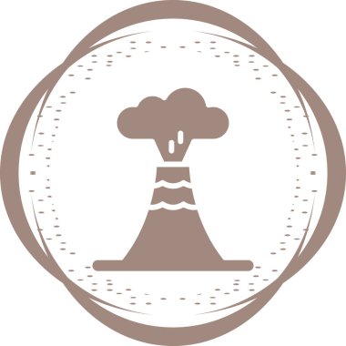 Nükleer ikon vektör çizimi