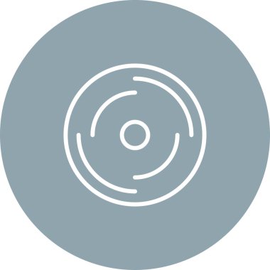 vektör cd simgesi illüstrasyonu