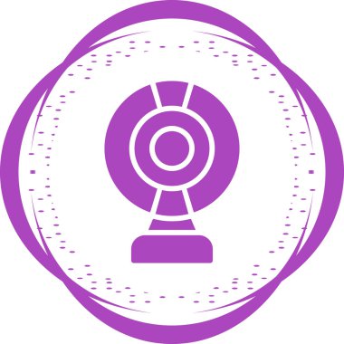 Bir radyo simgesinin vektör illüstrasyonu