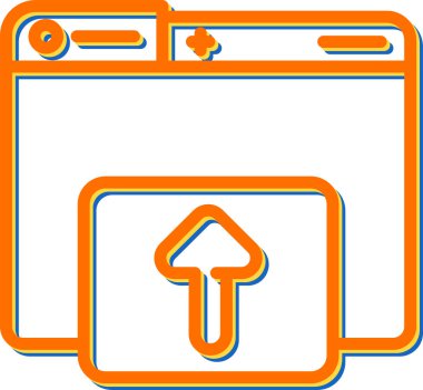 Dosya. Web simgesi basit illüstrasyon