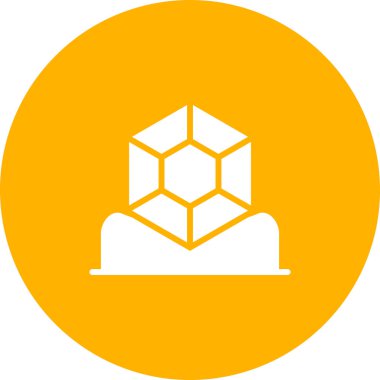 Bir ev simgesinin vektör illüstrasyonu