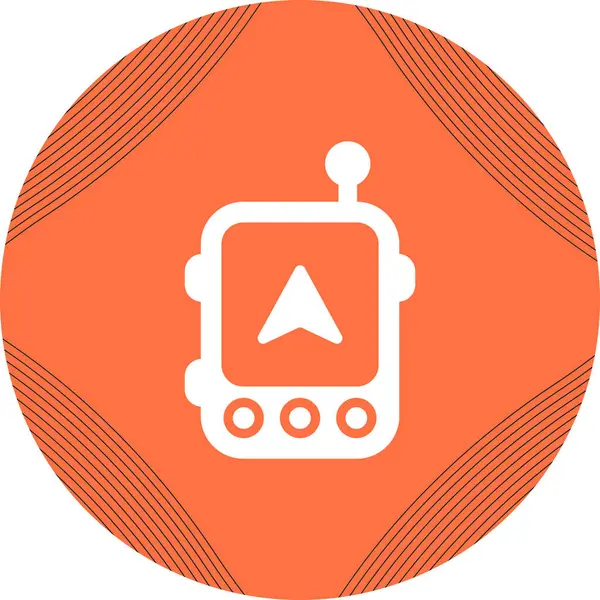 Benzersiz Robot Vektör Kabartma Simgesi