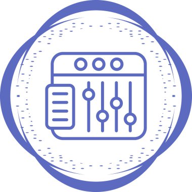 seo modern simgesinin vektör illüstrasyonu