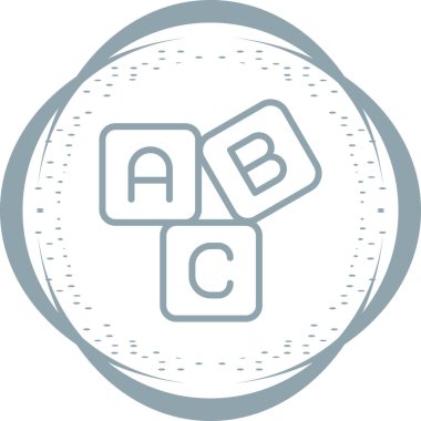 Bir eğitim simgesinin vektör illüstrasyonu