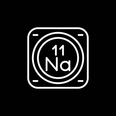 Periyodik tablonun vektör çizimi.