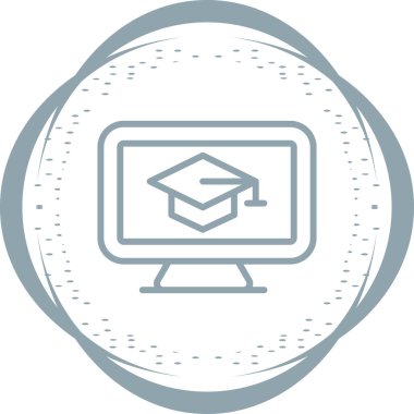 Eğitim simgesinin vektör illüstrasyonu