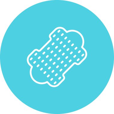 Bir b eksikliği simgesinin vektör çizimi