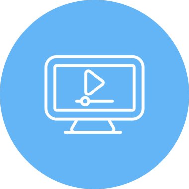 Bilgisayar ekranı. Basit tasarım