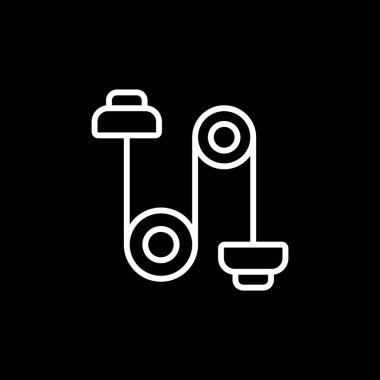 kahve makinesi simgesi, vektör illüstrasyonu, düz tasarım