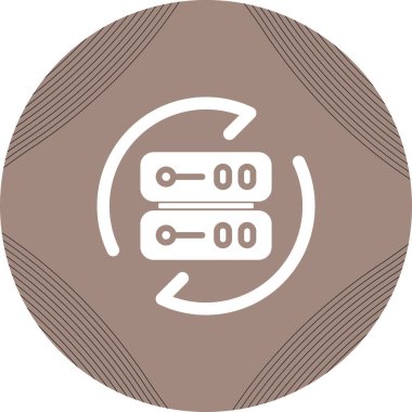 Benzersiz para simgesi vektör illüstrasyonu