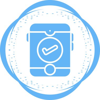 Kontrol listesi. Web simgesi basit tasarım