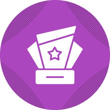 Kupa. Web simgesi vektör illüstrasyonu