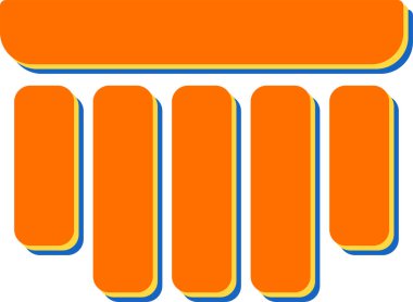 Yemek. Web simgesi basit illüstrasyon