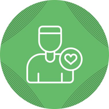 Modern simgenin vektör kalp çizimi