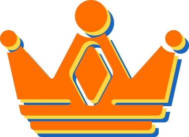 Kral tacı, vektör illüstrasyonu