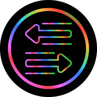 gökkuşağı web simgesi basit tasarım