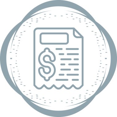 Dolar işaretinin vektör simgesi