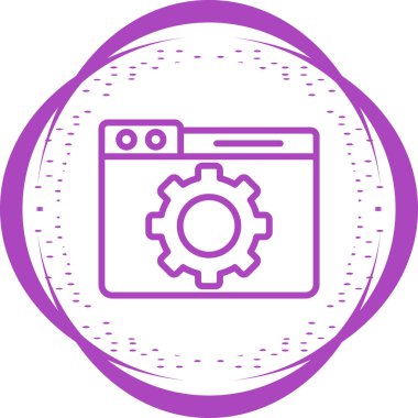 seo modern simgesinin vektör illüstrasyonu