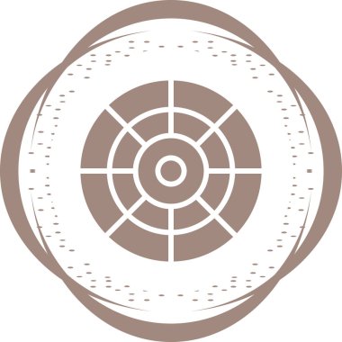 Pusula simgesinin vektör illüstrasyonu