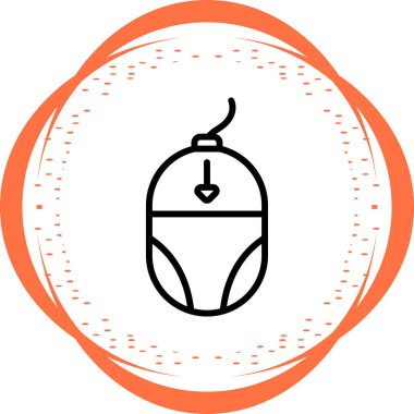 Modern simgenin vektör illüstrasyonu