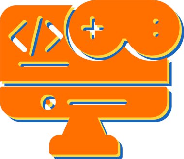 Alfabe. Web simgesi basit illüstrasyon