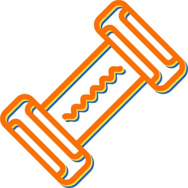 Çizgi film ipinin vektör çizimi