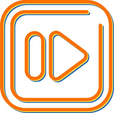 Oyuncu. Web simgesi basit illüstrasyon