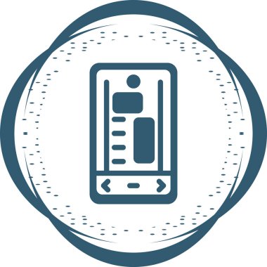 Modern eğitim ikonunun vektör illüstrasyonu