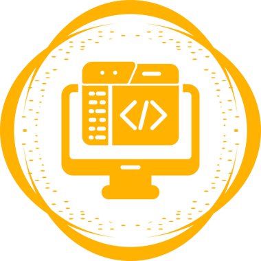 Ağ simgesi. Web için basit yazılım vektör simgeleri çizimi