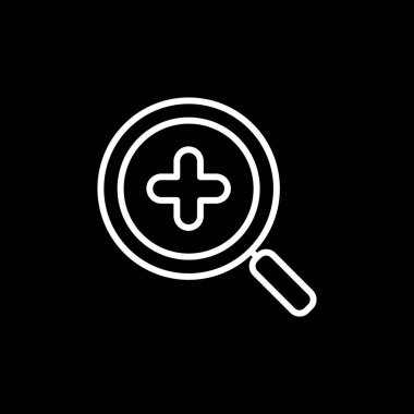 Arama simgesi vektör illüstrasyonu