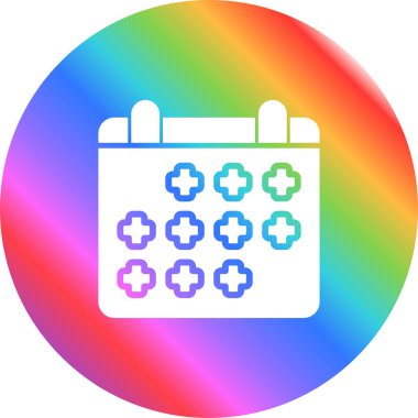 gökkuşağı simgesi vektör illüstrasyonu