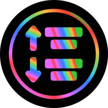 gökkuşağı gradyan çizgi çizimi bir çizgi Çin burcu işareti